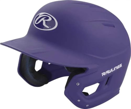 Rawlings MACH Batting Helmet Senior 6 7/8" - 7 5/8" B08KBB4YF6 - Matte Purple New