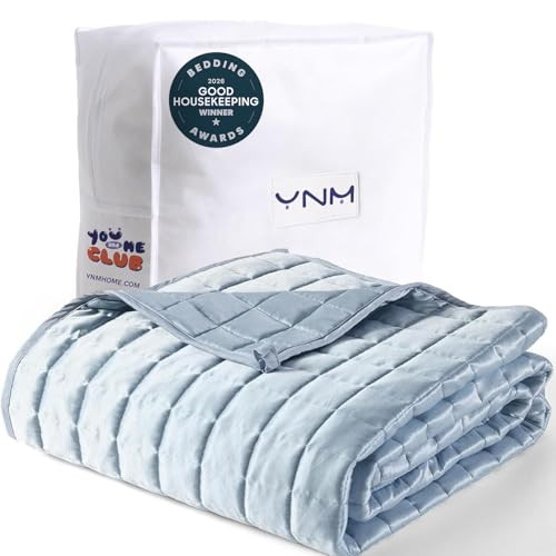 YnM Weighted Blanket 60''x80'' 20lbs Dark Grey - B073451HTY New