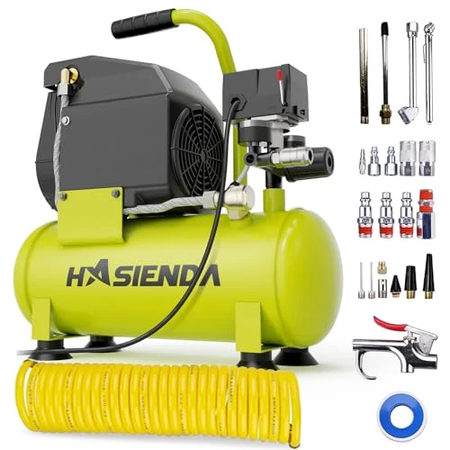 HASIENDA Portable Gallon Air Compressor, Max 150 PSI Pressure, B0CJTG9HXF New