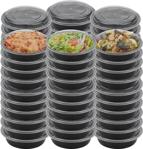 Meal Prep Containers, [48 oz - 150 Pack] To Go Plastic Food Storage Containers New