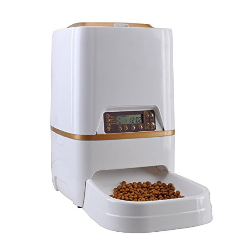 WESTLINK 6L Automatic Pet Feeder Food Dispenser with Voice Recorder and Timer New