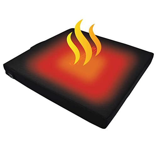 Heated Bleacher Seat Cushion, Battery Powered Electric Seat Warmer B09KZK5X3Q New