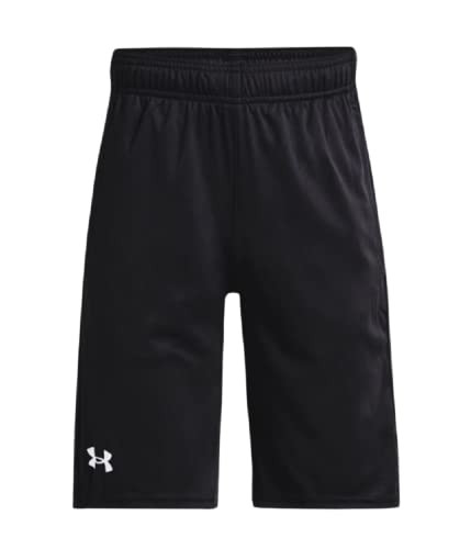 Under Armour Boys' UA Velocity Shorts (Black/White-001, Large) New