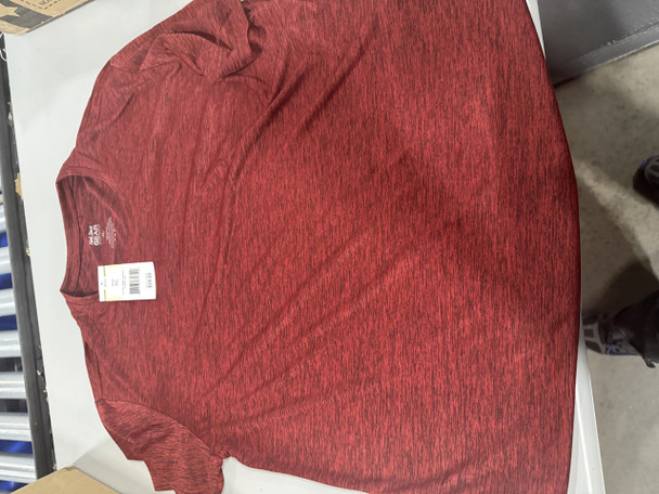 GALAXY BY HARVIC KICK START GEAR MEN'S SHORT SLEEVE MOISTURE-WICKING - XL - RED New