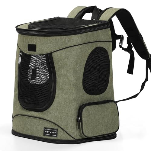 Petsfit Dog Backpack Carrier Easy-Fit Pet Travel Backpack Carrier B09FPKQXY4 New