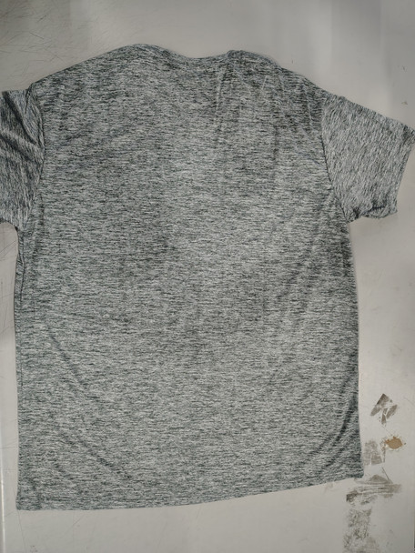 KICK START GEAR SPORTSWEAR MEN'S SHORT SLEEVE MOISTURE-WICKING - SIZE: XL - GRAY New