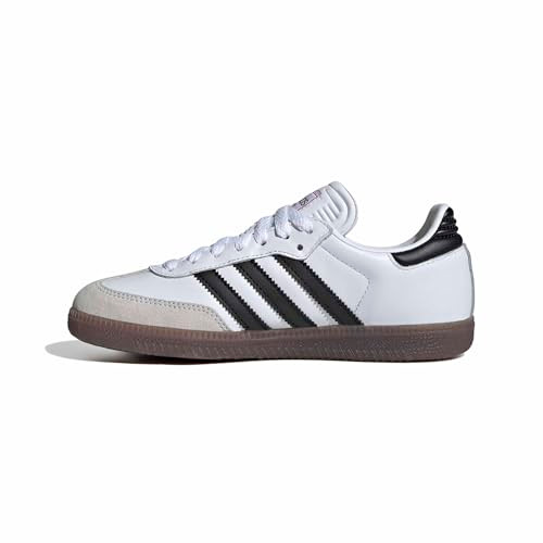 IF1944 ADIDAS UNSIEX KIDS SAMBA INDOOR SNEAKERS YOUTH SIZE 6 BIG KID WHITE