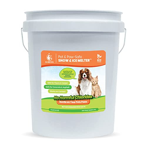 All About Pets Snow and Ice Melt B09CXYYRG6 - 15 lb Bucket New