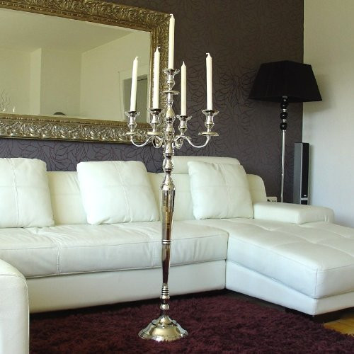 120cm SILVER CANDLESTICK CANDLESTICKS 5-ARM candelabra by Boltze New