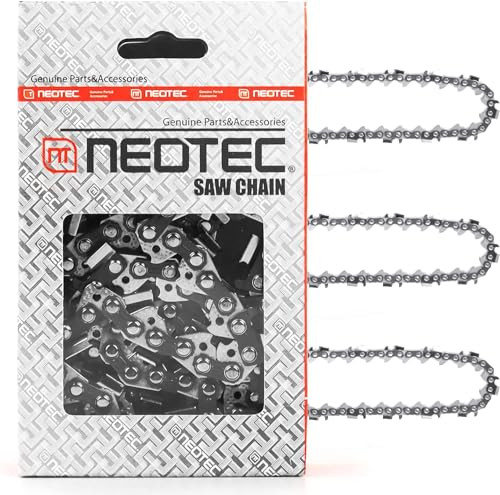 NEOTEC 10" Chainsaw Chain 3/8" LP Pitch .050" Gauge 40 Drive - S40 (3 Count) New