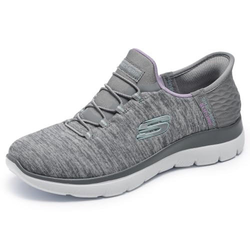 149937W SKETCHERS WOMEN’S SUMMITS DAZZLING HAZE SNEAKER WIDE, SIZE 8.5 WIDE