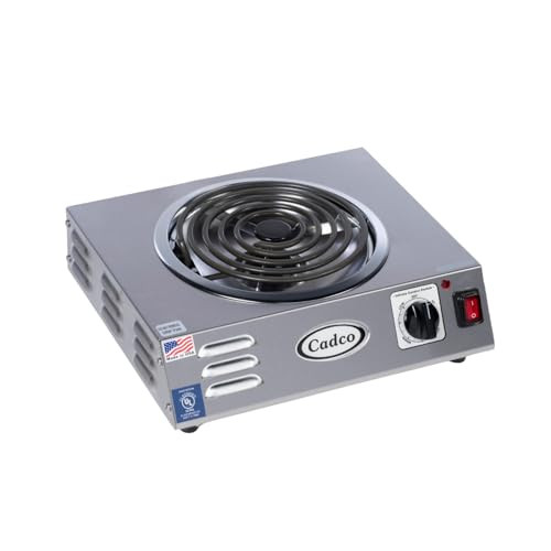 Cadco CSR-3T 14" Electric Portable Countertop Hi-Power Hot Plate - NEW New