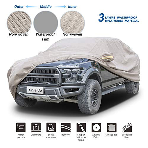 Shieldo Thick Shell Car Cover Waterproof Windproof Snowproof All Season New