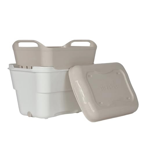 Strucket Mini: Gallon Small Bucket/Colander (B09K356LPQ-NEW - Sand) New