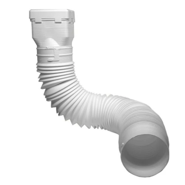 Spectra Gutter Systems GRNDSPTW Ground Spout, White New