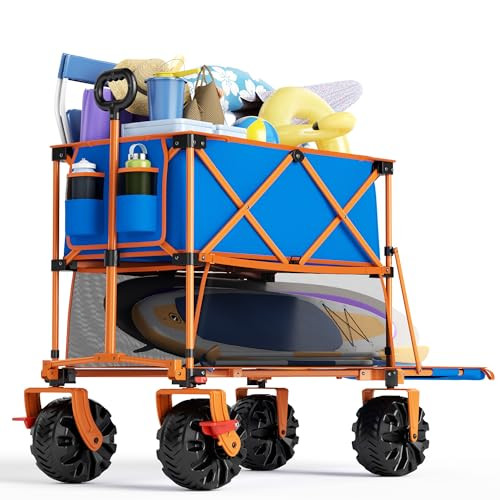 OLD BAHAMA BAY 400L COLLAPSIBLE DOUBLE DECKER BEACH WAGON 54" - TURTLE
