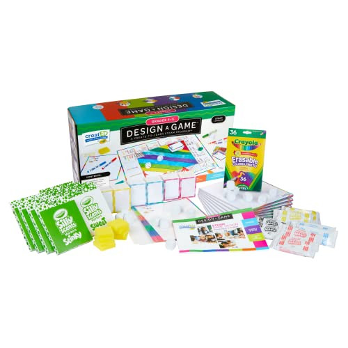 Crayola DIY Board Game for Kids, Grades 4 and 5, STEAM Classroom Activities New