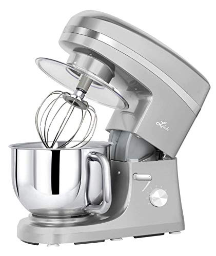 Litchi Kitchen Stand Mixer 5.5 Qt 650W 6-Speed Electric Mixer - Silver New