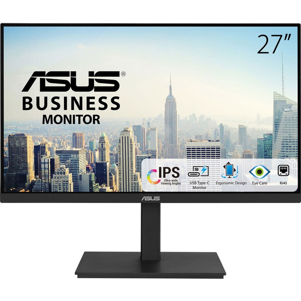 ASUS 27" USB-C Docking Monitor VA27ECPSN - FHD IPS, RJ45, Built-in Speakers