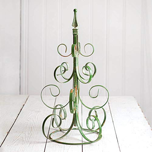 CTW 370357 Scrolled Metal Christmas Tree - Green New