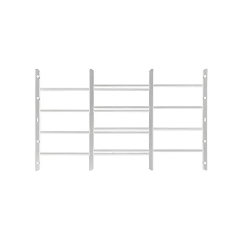 AWG 22-3/4 In. To 36-1/2 In. Adjustble Width 4-Bar Window Guard B01M8P49TK New