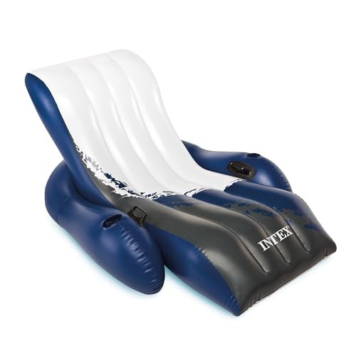 INTEX Inflatable Floating Swimming Pool Recliner Lounge Chair B000KHZ044 - White New