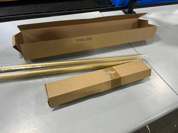 HEIDEAR WC05 HEIDEAR WINDOW CURTAIN RODS GOLD 24"-48" - GOLD