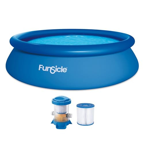 Funsicle Quickset 10' x 30" Round Above Ground Swimming Pool - White New