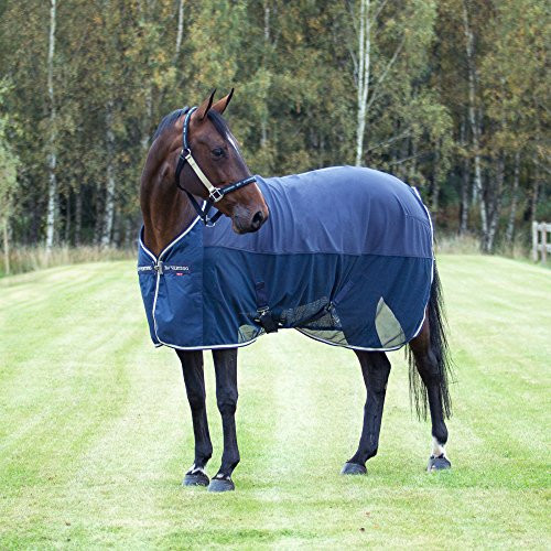 B01ERU4VEE B Vertigo Kansas Mesh Blanket Dark Navy Size:75 New