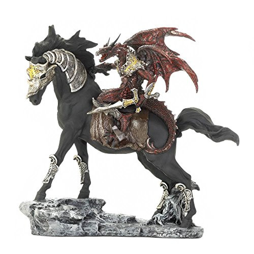 Zingz & Thingz Dragon Warrior Fantasy Statue New