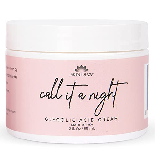 Skin Deva Glycolic Acid Night Cream Exfoliating Face Kojic Acid 2 oz New