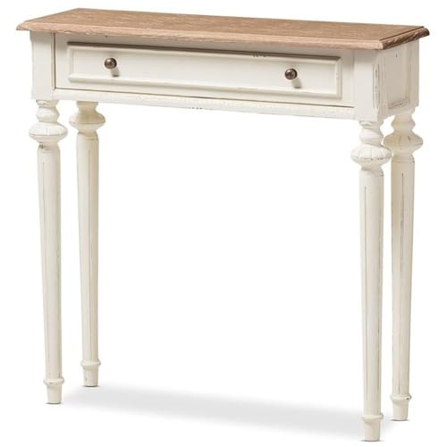Baxton Studio Style Weathered Oak White Wash Distressed B01MR0YC1A - NEW New