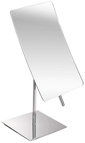 Hamilton Hills Table Top Mirror Stand - 5X Magnified Silver Polished B06XF8P5ZZ New