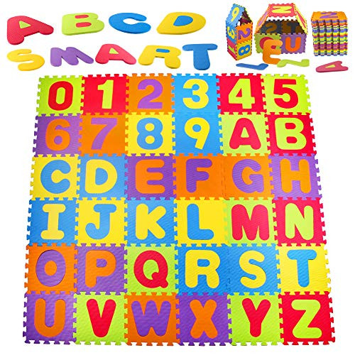 StillCool Kids Foam Puzzle Floor Play Mat Colors or Numbers & Alphabets 36 Tile New