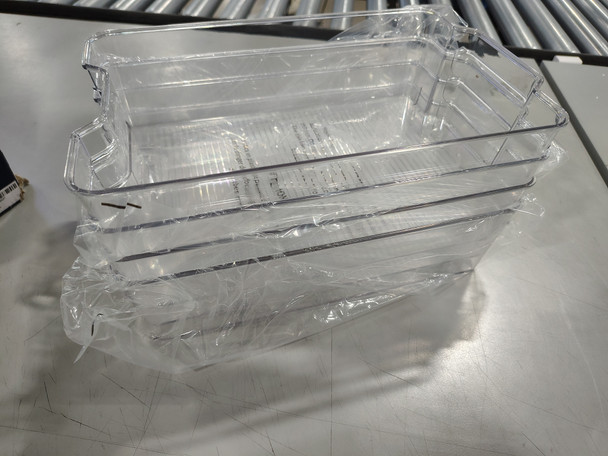 CLEARSPACE KITCHEN ORGANIZERS, MULTIPURPOSE CLEAR PLASTIC BINS, 8-PACK, CLEAR