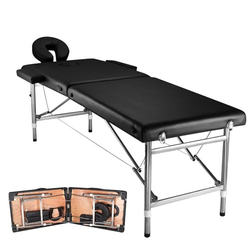 swiftrans Foldable Massage Bed Portable Lash Table Beauty Bed Professional Spa New