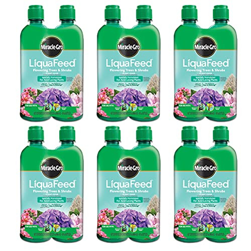 Miracle-Gro 112100 Liquafeed Tree Shrub Food Refills 6 Pack B01BQ9WR8Q -NEW New
