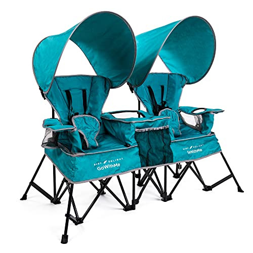 Baby Delight Go with Me Duo Deluxe Portable Chair | Double Seat | Teal New