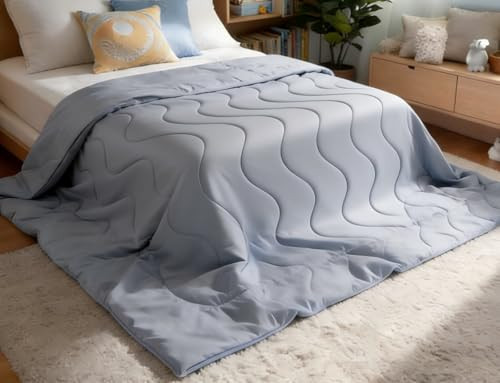 HLLBLL® Cooling Comforter, Ultra Cold Fiber Technology, All-Season Lightweight New