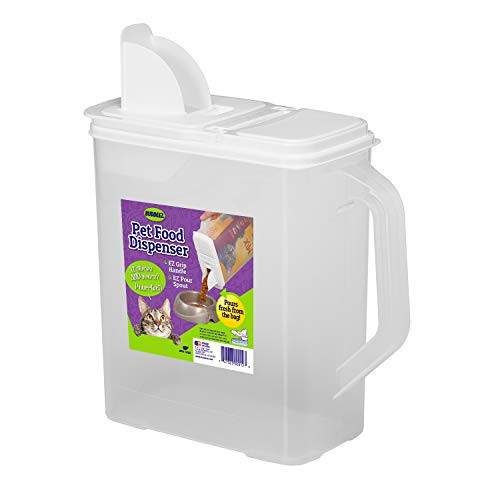 Buddeez 6-Quart Dispenser Pet Food Bird Seed White Large 01206W-BAG - NEW New