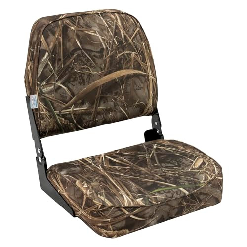 Wise 3312-733 Super Value Series Folding Boat Seat, Realtree Max 5 Camo New