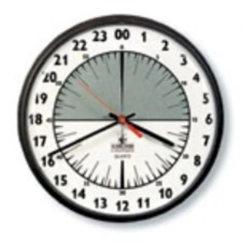 B005E0SOCM 24 Hour Wall Clock - NEW New