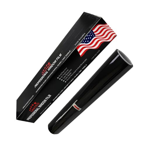 United Universal Window Tint Film 20" x 100', 5% VLT 1Ply Dyed PET Car Tint New