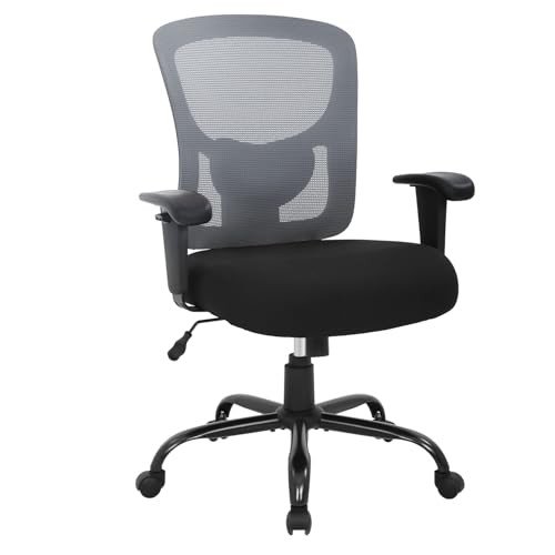 Big and Tall Office Desk Chair Heavy Duty Ergonomic Mesh Desk Chair New