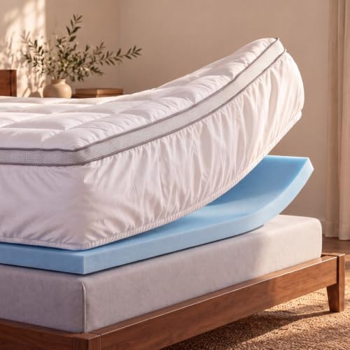 Viscosoft Rescue 4 Inch Memory Foam Mattress Topper Queen - Pillow Top New