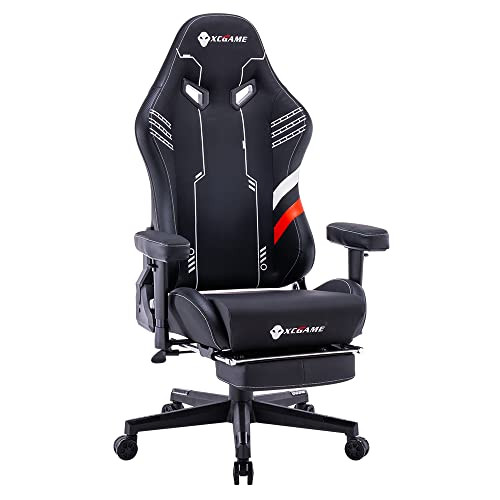 XCGAME Gaming Chairs Office Desk Chair with Lumbar Support - Black New