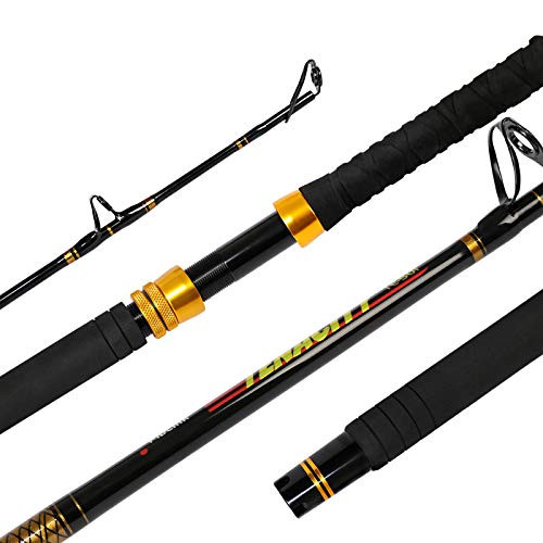 Fiblink Fishing Trolling Rod 1 Piece Saltwater Offshore Rod Big Name Heavy Duty New
