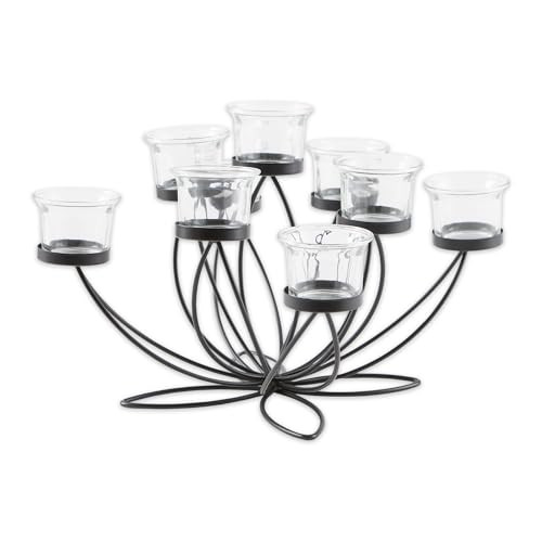 Zingz & Thingz Romantic Collection Candelabra Centerpiece Candle Holder - Black New