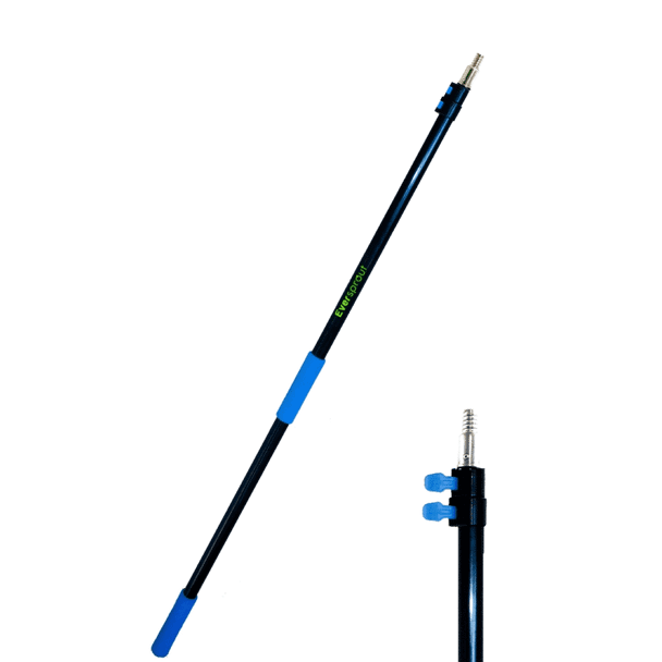 EVERSPROUT 5'-12' ALUMINUM TELESCOPIC EXTENSION POLE - BLACK/BLUE New
