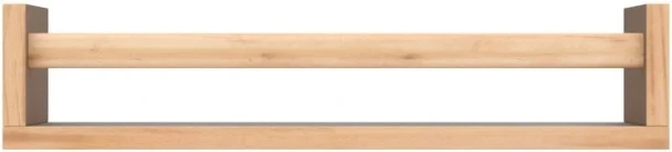 GENERIC FLOATING SHELVES, BURLYWOOD NURSERY BOOK SHELVES, 15.7 INCH - TAN New